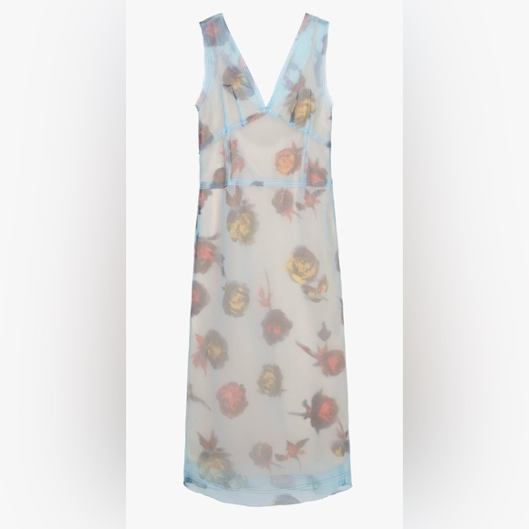 Limited Edition Zara Mixed Printed Dress - Picture 2 of 10
